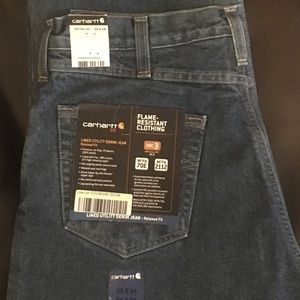 Carhartt 35x34 FR lined jeans
